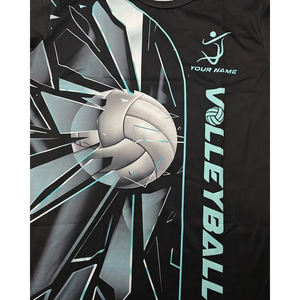 Uniforme de Voleibol Unisex con Estampado Digital, Tela de Poliéster Antibacteriana, Tirantes Ajustables, Camiseta de Manga Larga de Inspire Apparel - Product Image 3