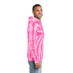 Último diseño para hombre Retro Tie Dye Fleece Hoodie manga larga Casual Streetwear Pullover Sudadera con capucha para la temporada de invierno - Product Image 4