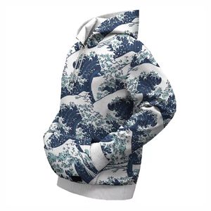 Sudadera con capucha de gran tamaño con logotipo personalizado OEM para hombre 600 GSM diseño de invierno bordado de peso pesado 450 poliéster/algodón teñido liso - Product Image 5