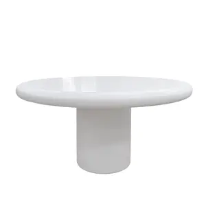 New Design Factory Direct Sales Round Concrete Dining Table Concrete Furniture By Aurora Private Label Packaging Available