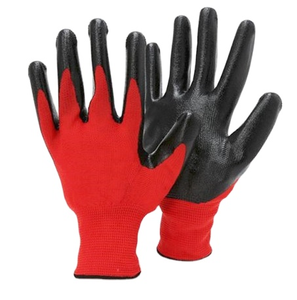 Gants en latex de nitrile de bonne qualité Épaississement du bout des doigts Gants à revêtement lisse en nitrile Gants de sécurité - Product Image 1