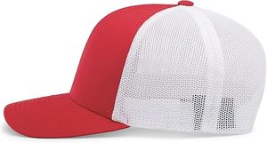 Gorra Trucker de Malla al por Mayor, Gorras de Béisbol de Algodón de 5 Paneles de Alta Calidad, Gorras Rojas Lisas con Impresión de Logotipo Personalizado para Todas las Temporadas - Product Image 2