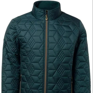 Chaqueta acolchada de alta calidad Unisex, nailon a prueba de agua, estilo informal, cierre de cremallera, botón de tela de lona transpirable para todas las estaciones - Product Image 1