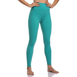 <b>Super</b> Soft Solid Fitness Yoga Leggings for Women-Custom Made High Quality Elastic Waist Four-Way Stretch Breathable Leggings - Product Image 6