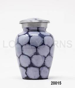 <b>large</b> <b>Urn</b> for Human Ashes - Purple and Black Mini <b>Urn</b> for Ashes - Keepsake <b>Urn</b> with Blue Velvet Bag - Product Image 1