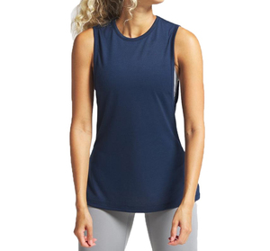 Verano 2025, camiseta sin mangas para mujer, algodón, poliéster, transpirable, ropa deportiva, camiseta sin mangas para mujer de alta calidad, último diseño para mujer, OEM - Product Image 1