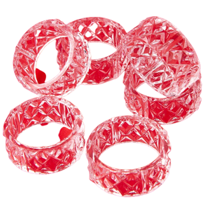 Fantaisie Acrylique Serviette Anneaux Forme Ronde Intérieur Ménage Accessoires Premium Qualité Porte-Serviettes Nouveau Design Ornement - Product Image 1