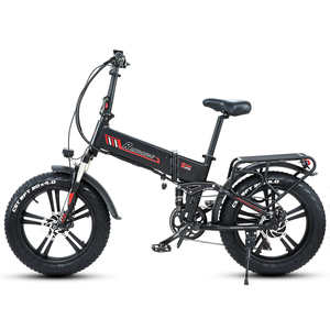 RANDRIDE HUMMER-Bicicleta eléctrica plegable, ruedas de 20 pulgadas, 7 velocidades, batería de litio de 48V, 250W, potencia del motor - Product Image 6