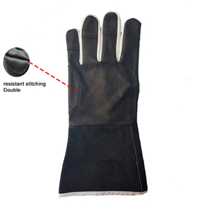 Guantes de Soldadura TIG Resistentes al Calor, Guantes de Trabajo de Cuero Protector, Guantes de Seguridad Industriales Resistentes a las Llamas y de Alta Resistencia - Product Image 2