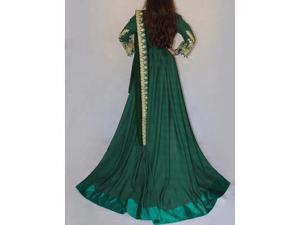 Vintage Ethnic Afghan Kuchi Dresses Traditional Party Wear with Vibrant Colors Lace Decoration for Pakistani Traditional Events - Product Image 3