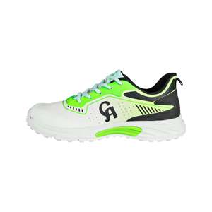 รองเท้าคริกเก็ต CA PRO Junior Cricket Gripper รุ่น JR-20 สีขาว/เขียว บุยางทนทานสำหรับเด็กผู้ชาย - Product Image 3