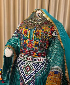 Ropa tradicional hecha a mano vestido afgano de alta calidad mejor Material afgano Vintage vestidos de mujer 0571 - Product Image 1