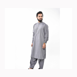 Kurta Designs for Males Designers and Casual <b>Shalwar</b> <b>Kameez</b> Span Polyester <b>Men</b> Kurta Half Sleeve Slim Fit Kurta Design - Product Image 2