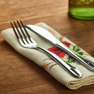 Serviettes en tissu de broderie serviettes de table lavables douces réutilisables pour la Table à manger OEM de dîner de famille de fête de mariage - Product Image 3