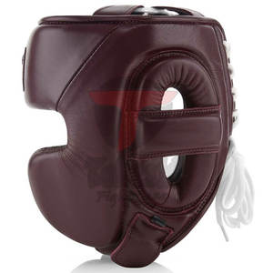Casque de boxe MMA en cuir léger personnalisé de haute qualité, logo de couleur personnalisé, équipement de protection portable, TAKESHI FIGHT GEAR - Product Image 5