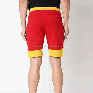 Shorts de sport décontractés pour hommes, fournisseur direct d'usine, design élégant avec logo personnalisé, style urbain, en tissu coton et maille, longueur genou, couleur unie - Product Image 6