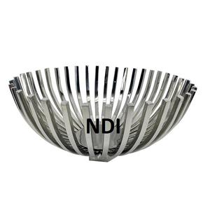 Panier de rangement de fruits à finition nickelée pour comptoir d'utilisation de restauration de cuisine centres de table décoratifs pour panier de fruits - Product Image 1