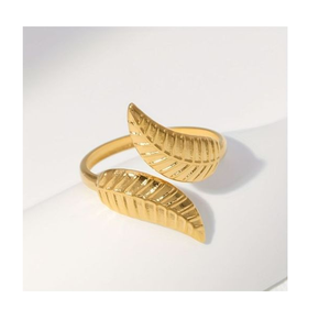 Anillos de Servilleta Modernos Clásicos de Latón Dorado, Personalizables y Ecológicos, para Hogar, Hotel, Restaurante, Bodas y Fiestas - Product Image 1