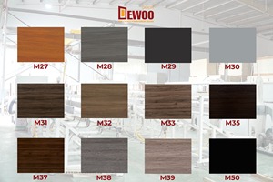 Luxurious & Elegant Design With Minimalist Style WPC Interior <b>Doors</b> High With Decorative Aluminum <b>Trim</b> - Product Image 5