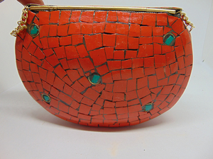 Handmade Classic Luxury Metal Mosaic <b>Clutch</b> Bag High Quality Custom Wholesale Women's Sparkling Evening Party Purse <b>Weddings</b> - Product Image 2