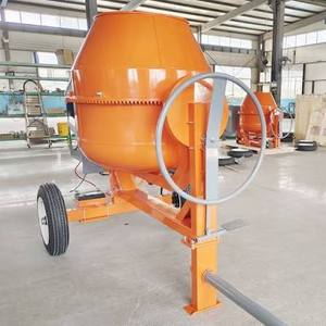 Mezcladora de Concreto Portátil con Ruedas, Máquina Mezcladora de Cemento para Obras de Construcción - Product Image 3