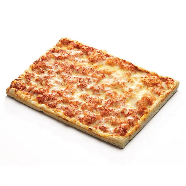 The best Italian Frozen Rectangular Margherita pizza with Extra Virgin Olive Oil and mozzarella 30x40cm 850g