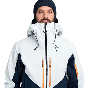 Veste de ski d'hiver pour homme de haute qualité, imperméable, coupe-vent, avec capuche, pour le snowboard, motif uni, combinaison de ski imperméable pour la montagne - Product Image 2