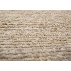 Tapis en laine afghane noués à la main, couleur ivoire unie, pour la maison - pour salon, couloir, styles rectangulaires patchwork - Product Image 3