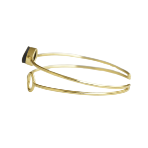 Brazalete Ajustable de Latón con Acabado Antiguo, Grueso, Hecho a Mano, Joyería Unisex de Moda, Listo para Enviar al por Mayor - Product Image 4