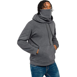 Sudadera con Capucha de Invierno para Hombre, Estilo Urbano, Corte Regular, 100% Algodón, Alta Calidad, Logotipo Personalizado, Lisa Teñida - Product Image 2