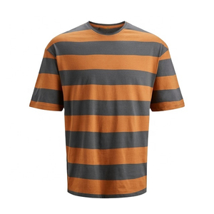 T-shirts pour hommes de la meilleure qualité, jersey d'impression numérique par sublimation, tissu uni, unisexe lavé en usine, coupe ajustée, pas cher - Product Image 1