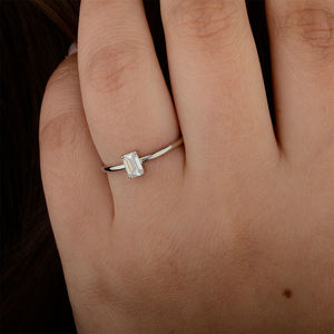 คอลเลกชันล่าสุด18K แหวนเพชรแข็งทองเครื่องประดับแฟนซีสำหรับวันครบรอบแต่งงานหมั้น; มีใน10K/14K - Product Image 5