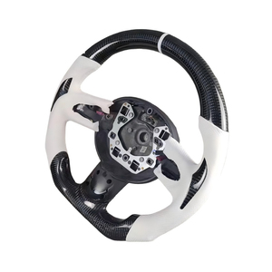 Volante Ligero de Fibra de Carbono Forjado para <span class=keywords><strong>Mini</strong></span> <span class=keywords><strong>Cooper</strong></span> R56 R53 F54 F56 F57 F66 JCW S LCI2 Clubman 2010 2014 2012 - Product Image 3