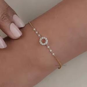 Pulsera de diamantes de burbujas de cadena elegante, diamantes naturales de 0,24 CT, artesanía delicada para regalos de cumpleaños elegantes para él - Product Image 5