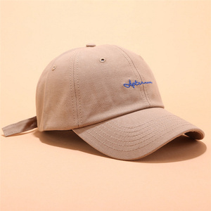 Gorra de béisbol de algodón con ala curvada de 5 paneles de alta calidad, bordado 3D, patrón de puntos, sombrero de papá, estilo callejero, logotipo de soplo estructurado personalizado - Product Image 3