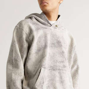 Sweat à capuche pour homme personnalisé, lavage à l'acide, marque privée, OEM ODM, qualité supérieure, vente en gros, prêt à expédier - Product Image 4