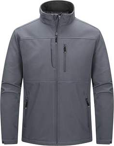 Chaqueta softshell para hombre, ligera, duradera, transpirable, impermeable, cortavientos y cálida, diseñada para senderismo, camping y trekking al aire libre. - Product Image 1