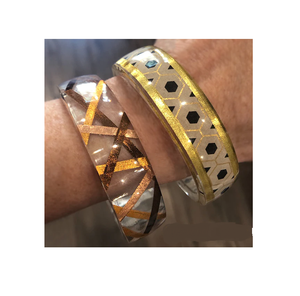 กำไลเรซิ่นอินเดียกำไลข้อมือเรซินสำหรับสาวๆดีไซน์ทันสมัยและล่าสุด - Product Image 6