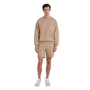 Conjunto Deportivo Moderno para Hombre, Sudadera de Cuello Redondo y Pantalones Jogger, 470 GSM, Algodón French Terry, Traje Casual para Fitness, Marca Privada OEM - Product Image 1