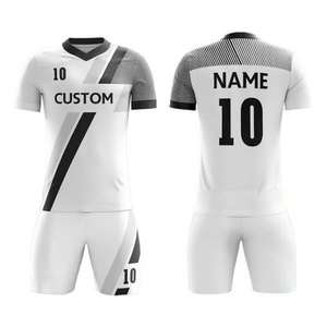 Uniforme de fútbol personalizado, diseño de número de nombre de cualquier equipo, camiseta de club de fútbol impresa, camisetas y pantalones cortos de fútbol, ropa de entrenamiento de fútbol - Product Image 3