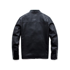 Chaquetas para hombre, chaqueta de cuero para hombre de nuevo diseño de alta calidad, chaqueta de cuero de moda elegante personalizada, chaqueta de precio razonable para hombre - Product Image 4