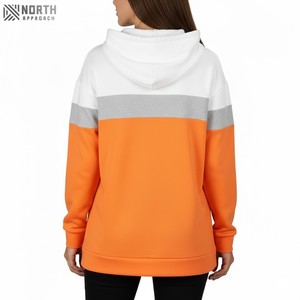 Sudaderas con capucha de talla grande a la moda para mujer, sudaderas de algodón tejidas con diseños personalizados, precio al por mayor, accesorios de invierno con capucha - Product Image 2
