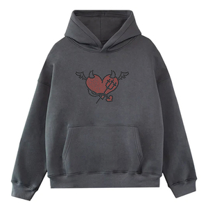 Tasa razonable Hombres Rhinestones Sudaderas con capucha último estilo antiarrugas mejor material Rhinestones sudaderas con capucha para hombres con totalmente personalizado - Product Image 1
