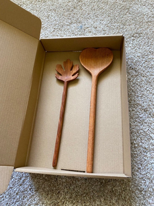 Wooden <b>Spoons</b> <b>Serving</b> <b>Spoons</b> Cooking Utensils and Carved Wooden <b>Spoon</b> for Rustic Kitchen Decor - Product Image 6