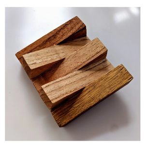 Porte-savon en bois d'acacia, design élégant, design auto-drainant, artisanat, porte-savon en bois, vente personnalisée - Product Image 1