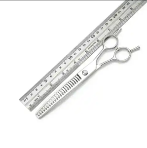 Offre Spéciale produit beauté amincissement des cheveux professionnel ciseaux de toilettage pour animaux de compagnie courbe ciseaux de toilettage pour petits animaux - Product Image 1