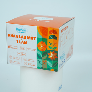 Kawaii 400 Feuille Serviette Jetable Visage 10x10cm Démaquillant Lingettes Rouleau De Vietnam Usine - Product Image 2