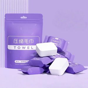 Toallas Desechables de Algodón Comprimido, Mini Toallitas para Manos, Tabletas, Toallas, Viajes, Hogar, Belleza, Camping, Deportes al Aire Libre - Product Image 1