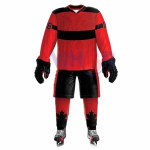 Uniforme de Hockey sobre Hielo Personalizado de Alta Calidad con Bordado, Nuevo Diseño Personalizado, Precio Económico, Uniforme de Hockey sobre Hielo Sublimado - Product Image 1