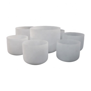 Mưa núi mờ pha lê hát bát âm thanh chữa bệnh tắm 6 '' - 14'' C D E F G A B Lưu ý <span class=keywords><strong>Chakra</strong></span> hát bát đặt 432Hz - Product Image 1